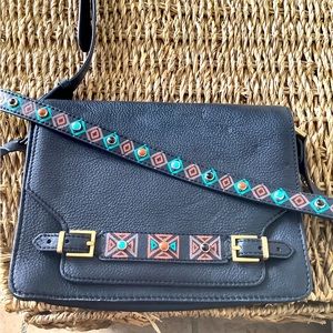 VINCE CAMUTO Crossbody Leather Handbag Pre-owned